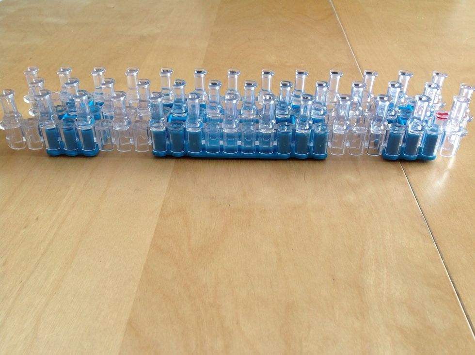 Get your loom and turn it sideways.