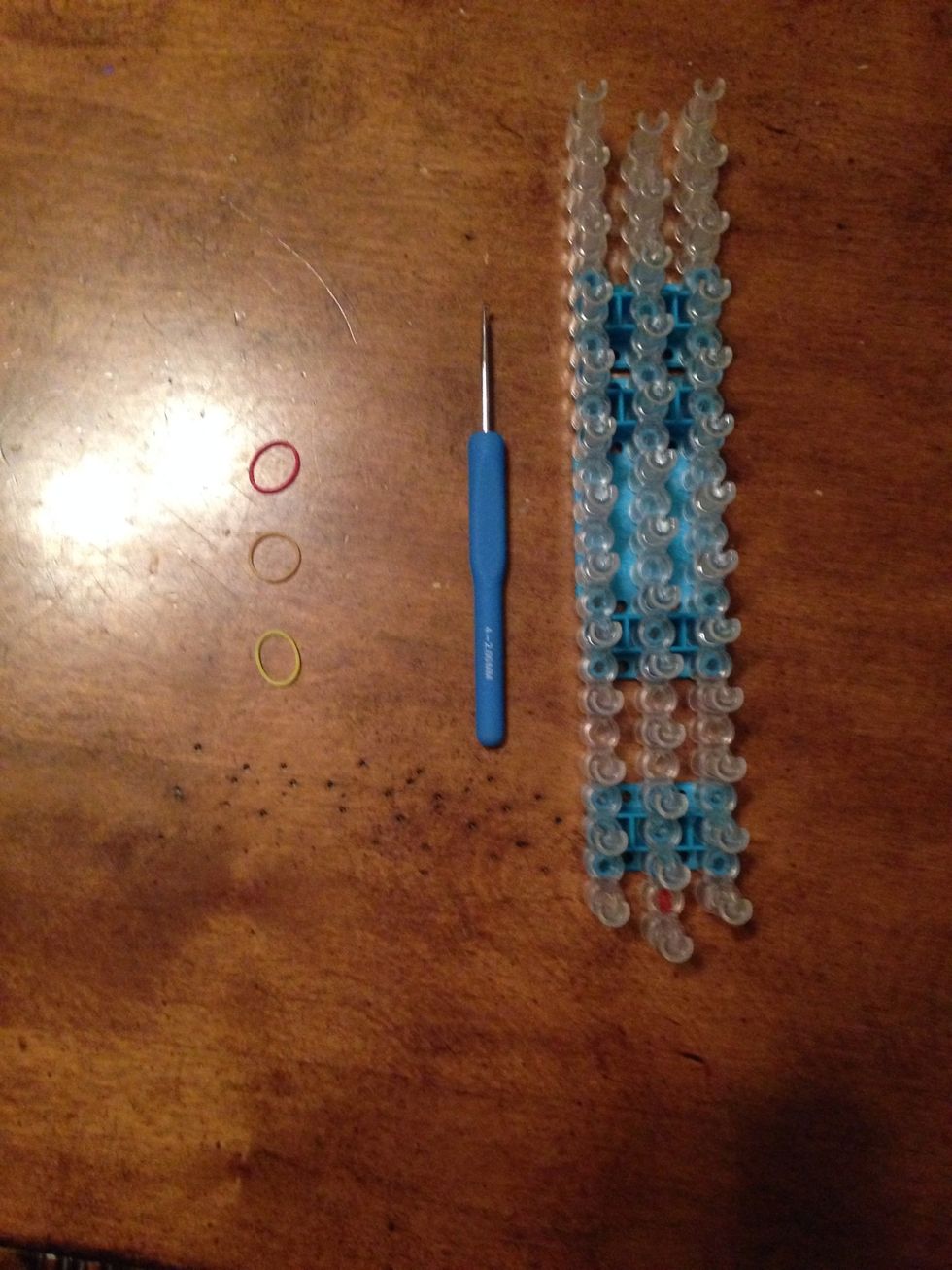 Get your loom, hook, and rubber bands