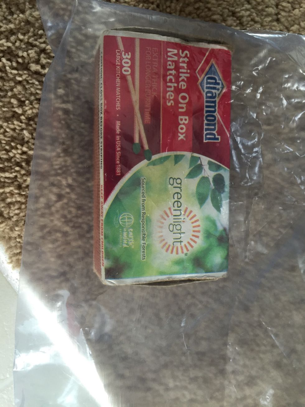 Get your matches to start your grill