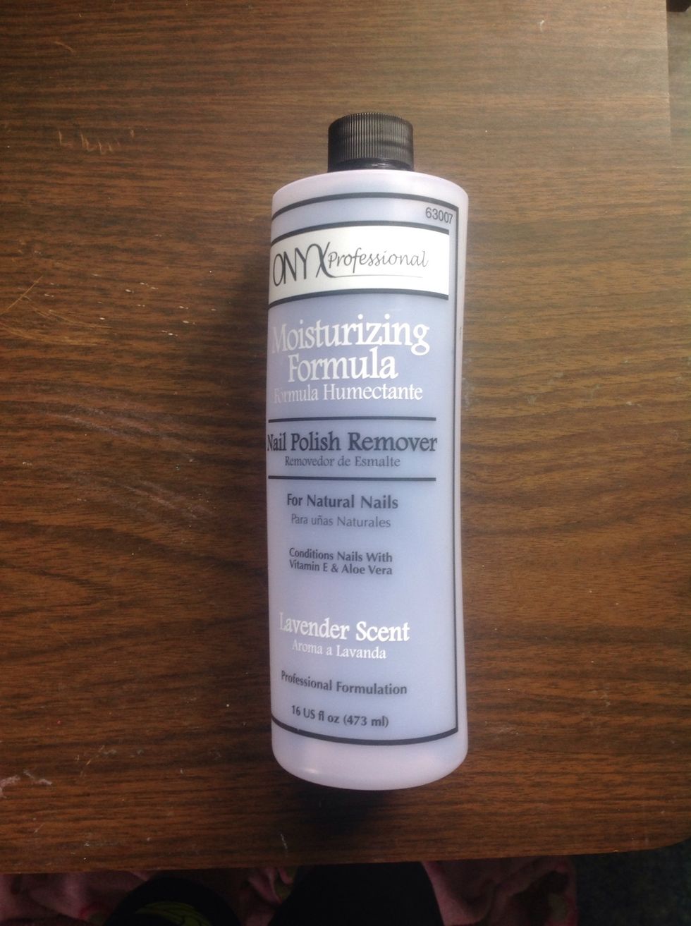 Get your nail polish remover.