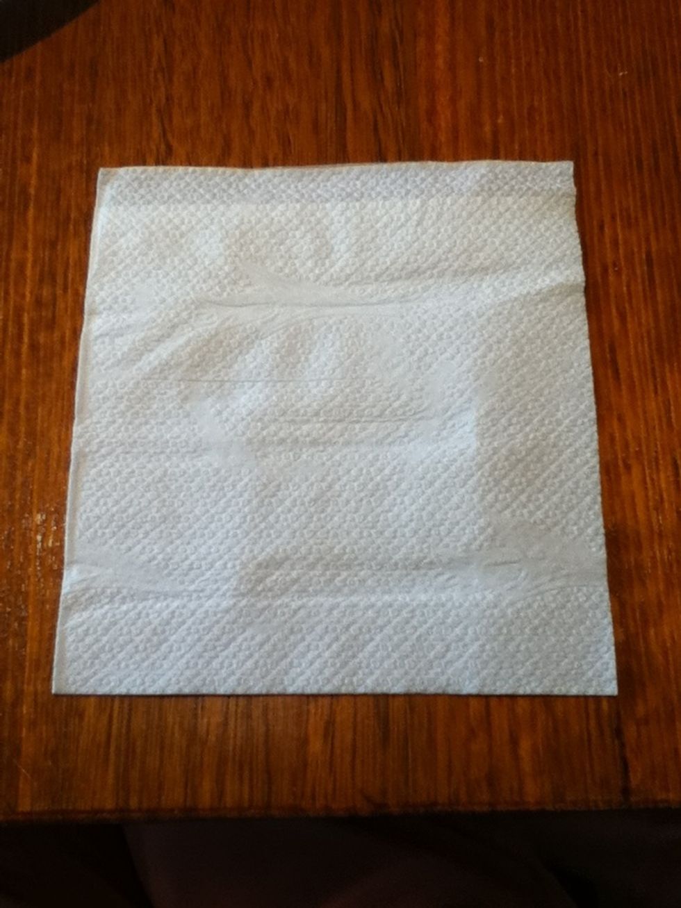 Get your napkin. Get 2 if you need 2 flowers, etc.