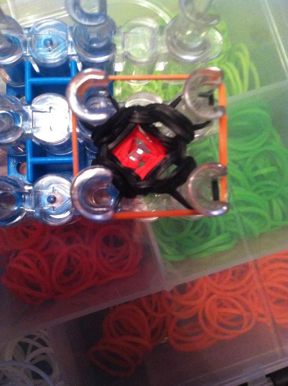 Get your next color (orange) and put on the four pegs