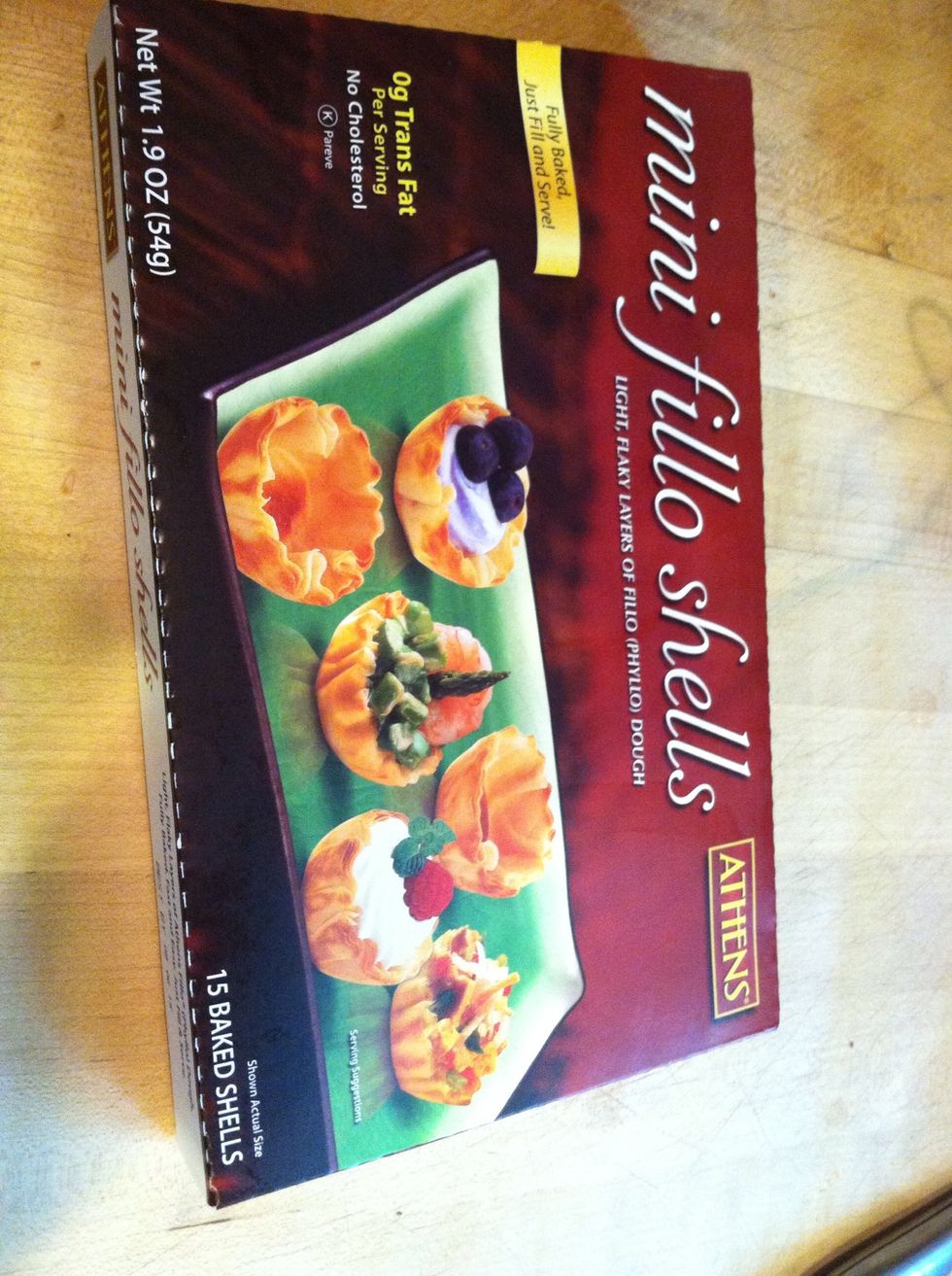 Get your phyllo shells