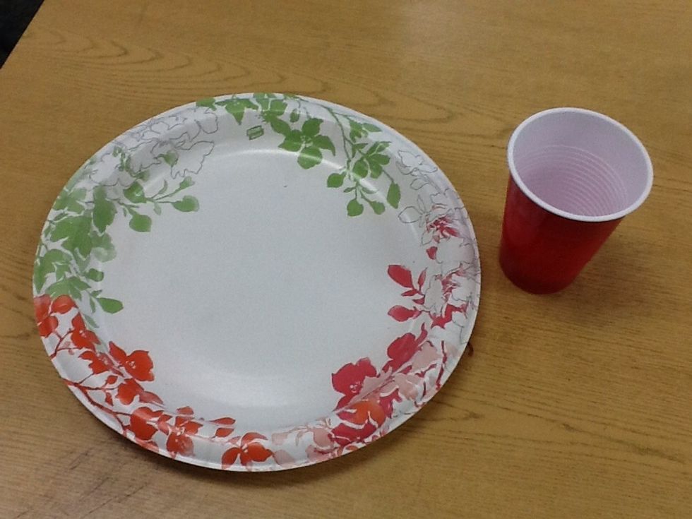 Get your plate and cup ready.