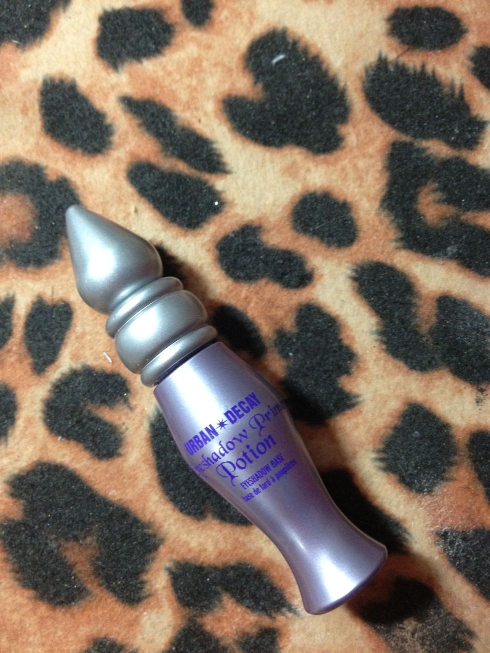 Get your primer and apply it to your eyelids. This one came with my naked palette but I do really like the way it looks and works when applied before shadows.