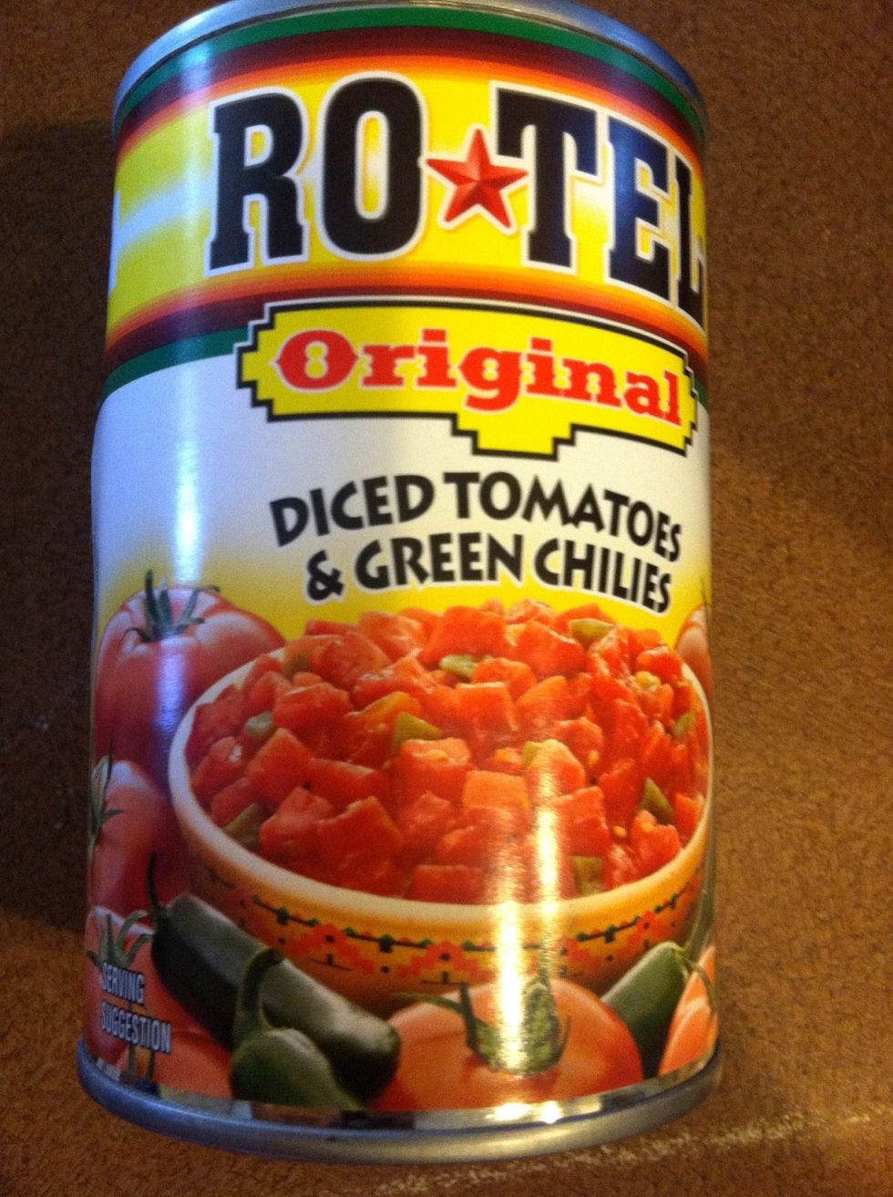 Get your Rotel & Pour into bean pot\u27a1