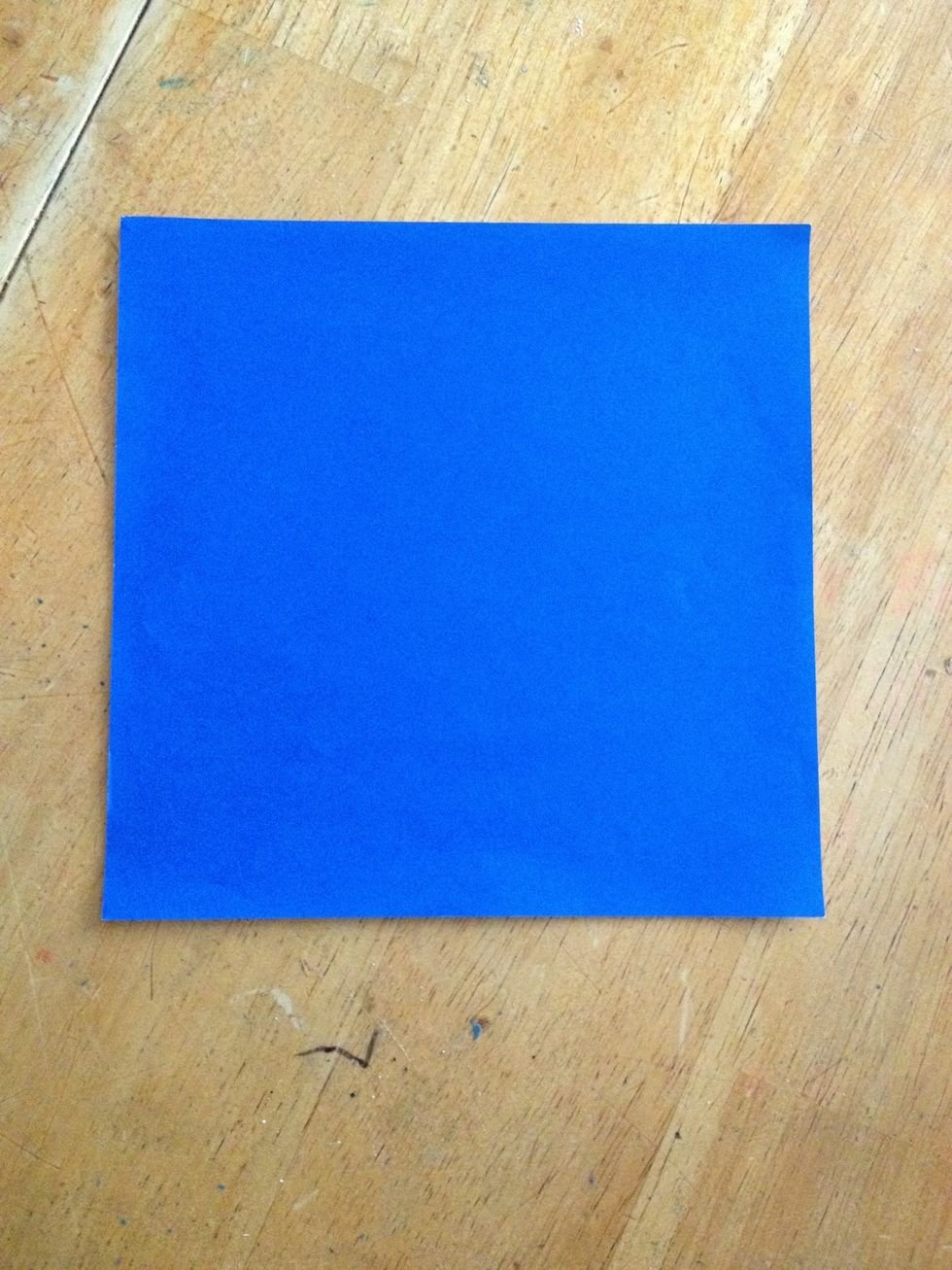 Get your square piece of paper.