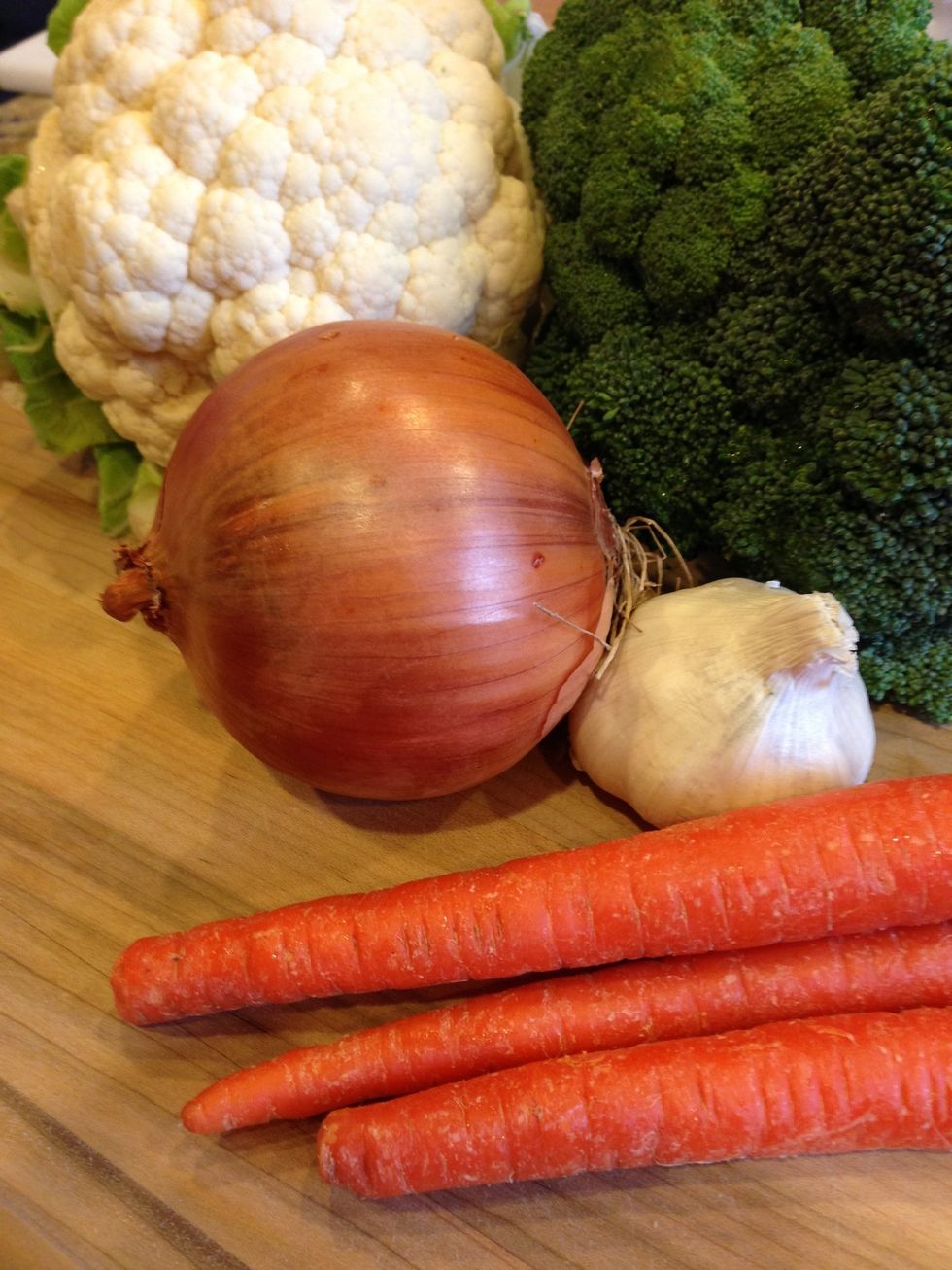 Get your veggies handy.