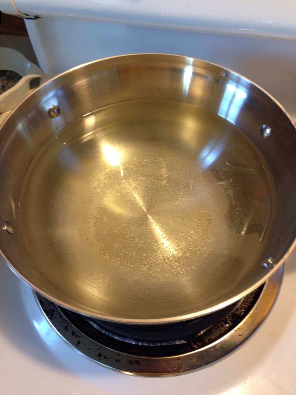 Get your water boiling and of course, SALTED!