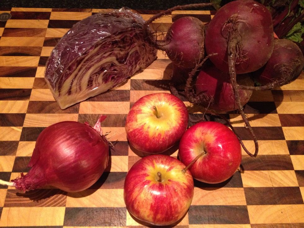 Get your yummy, fresh RED veggies (and fruit)