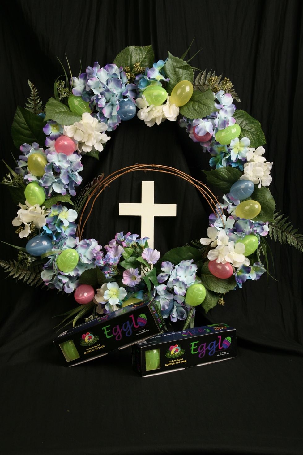 Gets the kids involved. Adding Glow in the Dark Egglo Eggs is a fun way to turn a daytime Easter decoration into a glowing nighttime message about God's Light Of the World (GLOW).