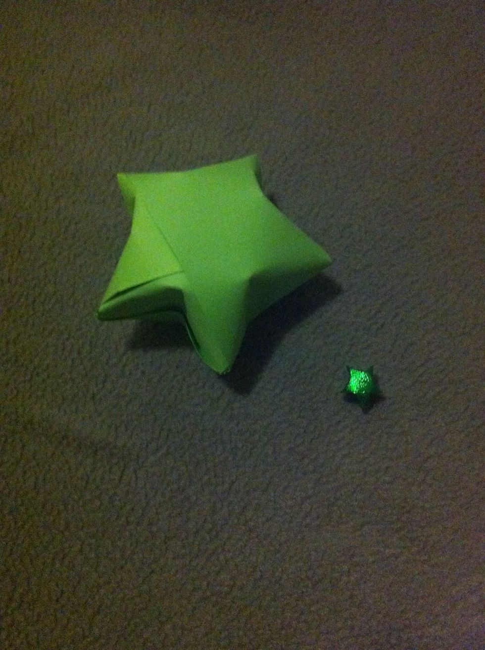 Giant star and regular star!