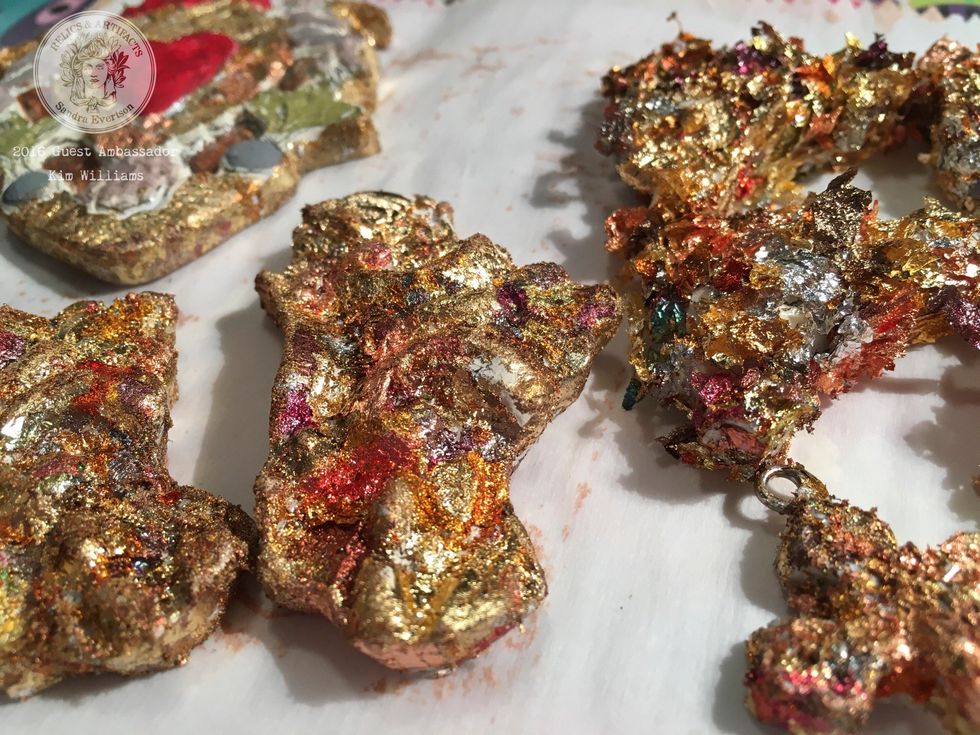 Gild the Relics using autumn blaze mega flakes
