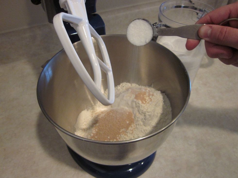 Gimme some sugar, I am your neighbor! Use at least 3 tbs, but you could do a little more if you like it sweet.