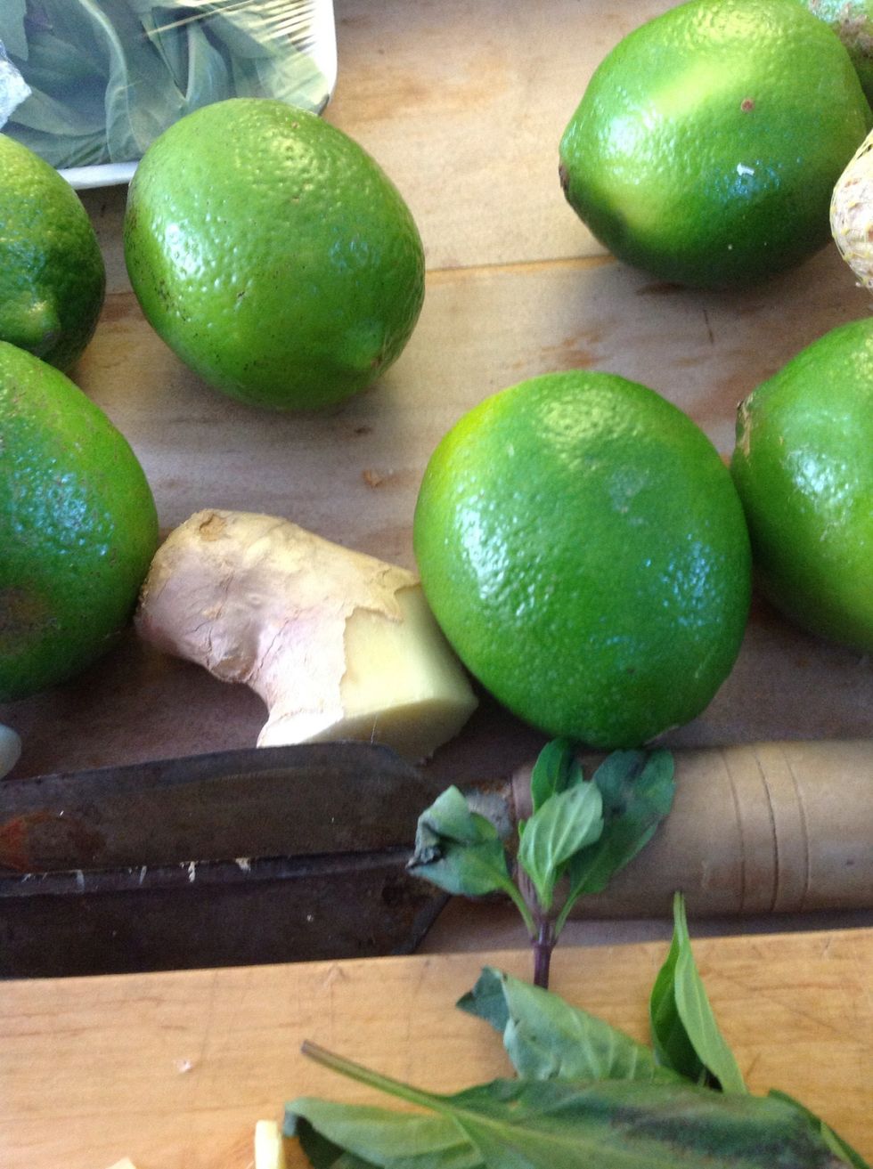 Ginger and limes