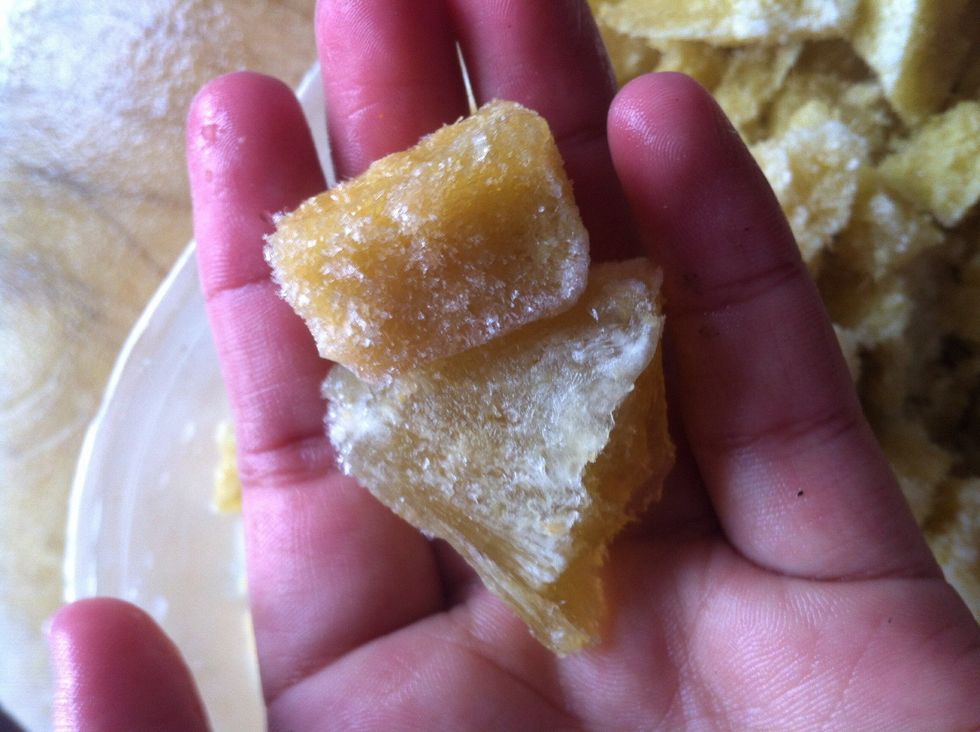 ginger cubes .. not so finely cubed but u can make better than these