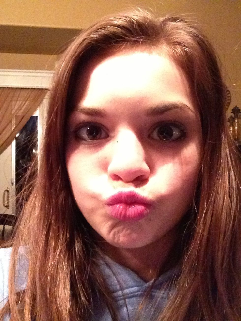 Girl smile (you'll fit in better)