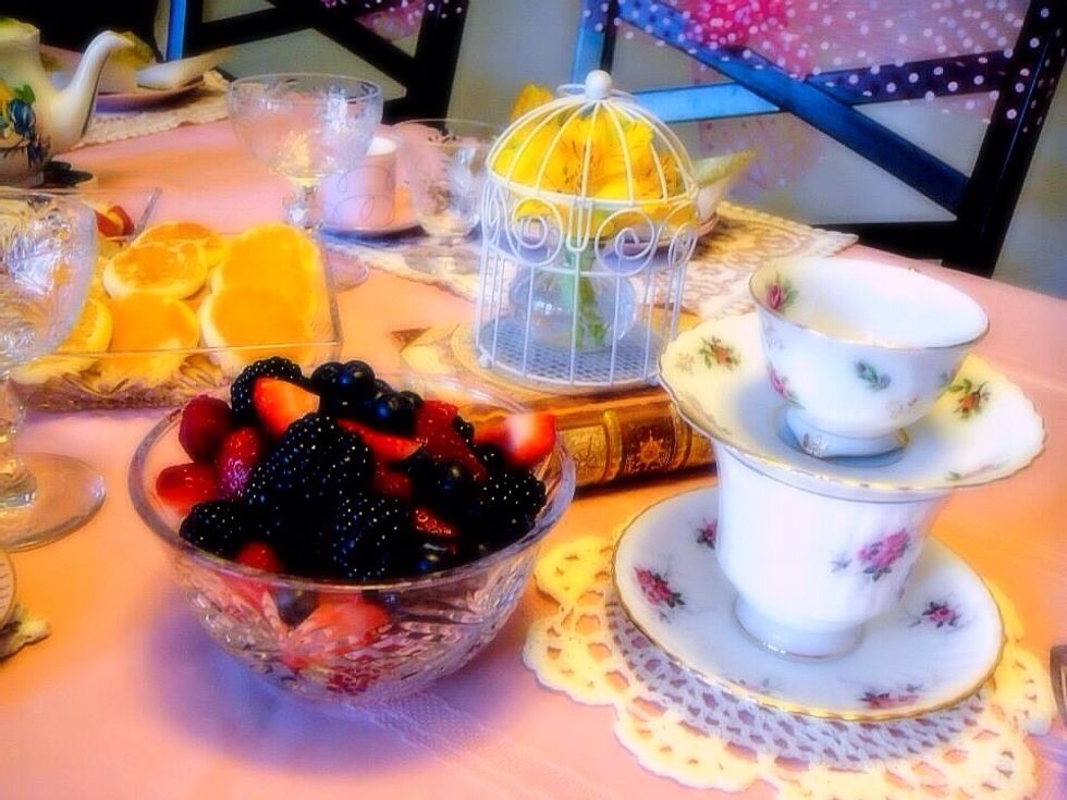 Girls loved the berries
