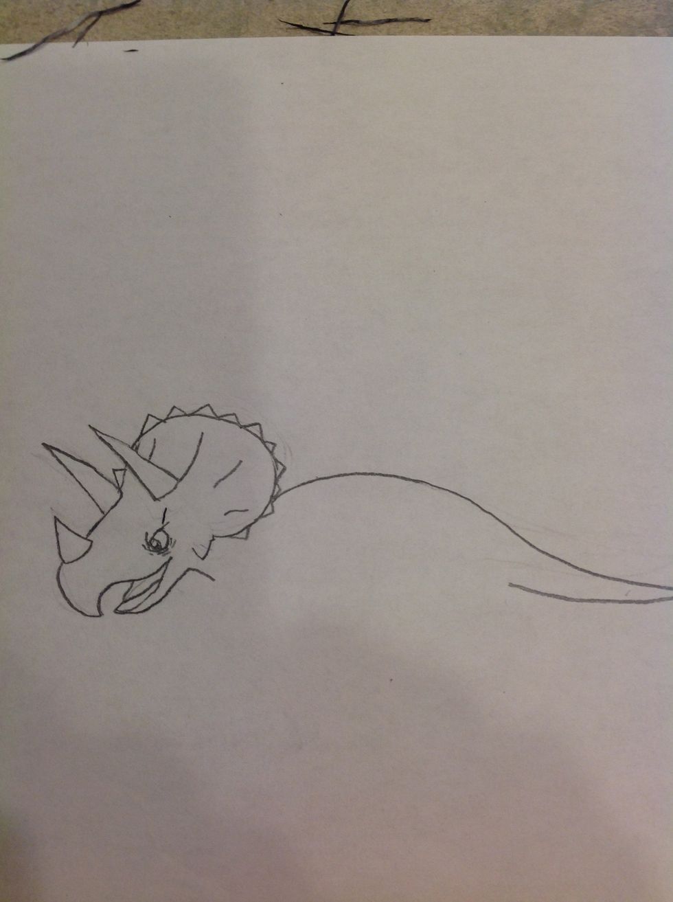 Give him a body and tail