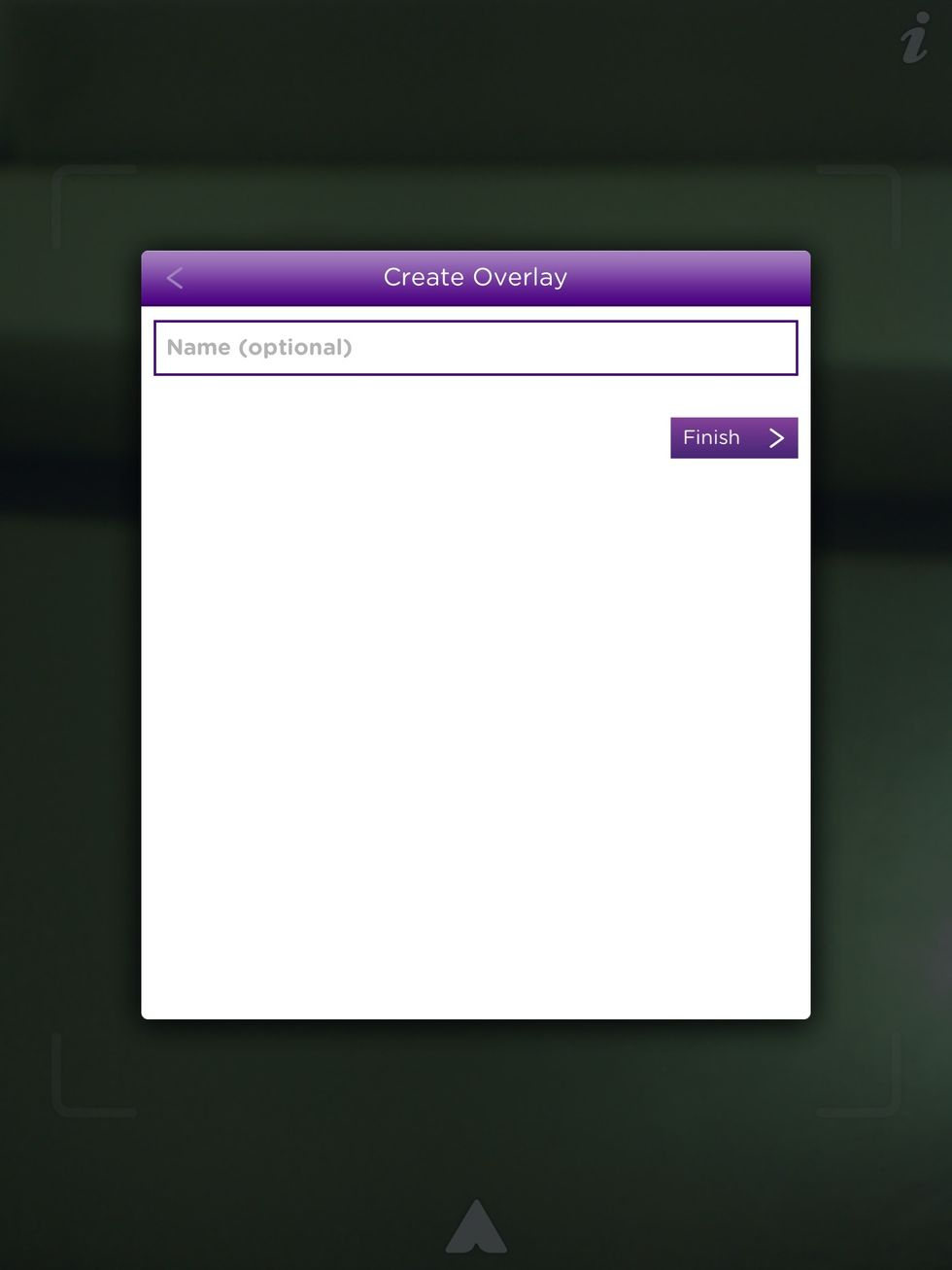 Give it a name and tap on FINISH
