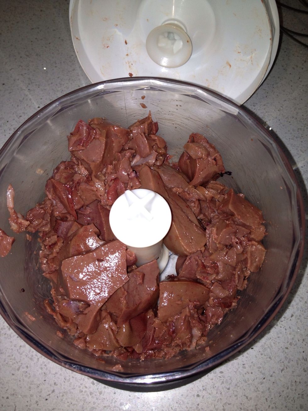 Give it a short blend to start breaking up the lumps.