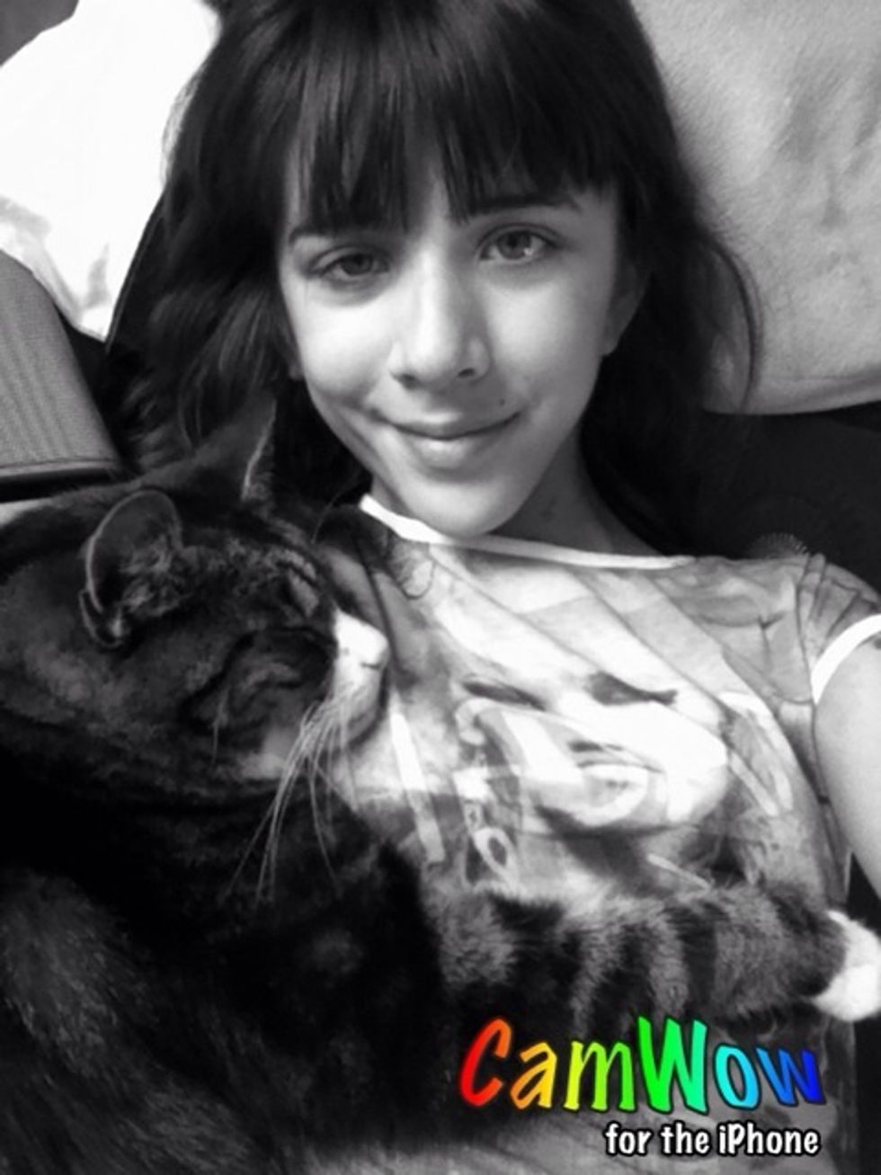 Give it cuddles! Or let it cuddle you! Aww :)