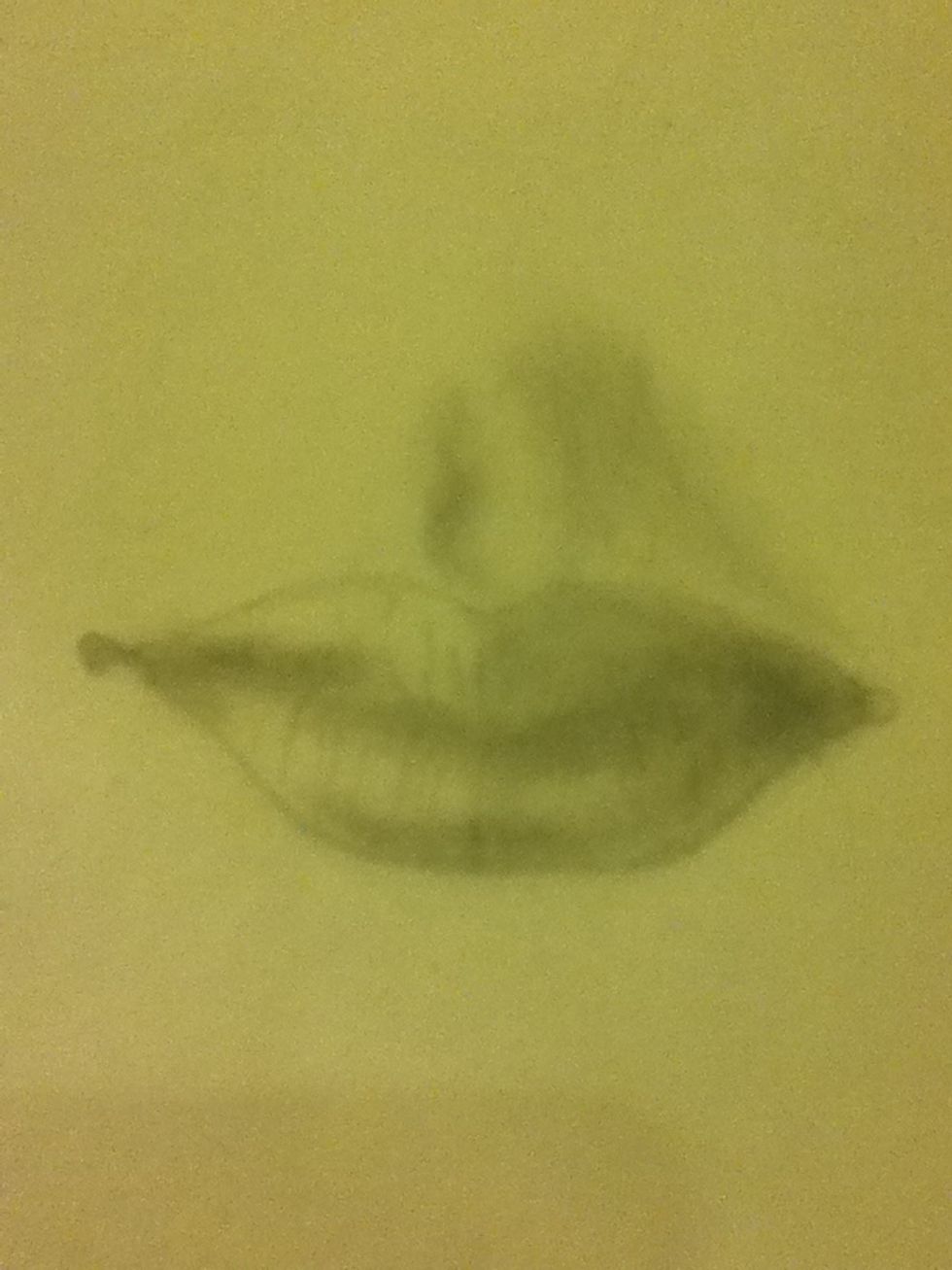 Give the lips some definition with shading!