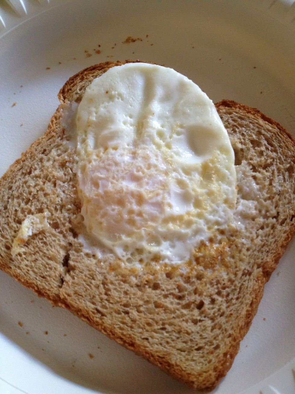 Give the other side a few minutes to cook then put it your plate.
