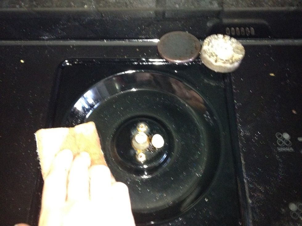 Give the rest of the surfaces a quick scrub