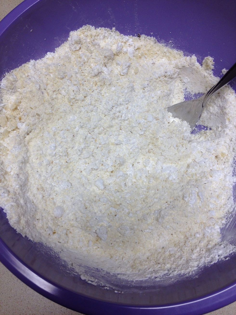 Give the three a quick mix before blending