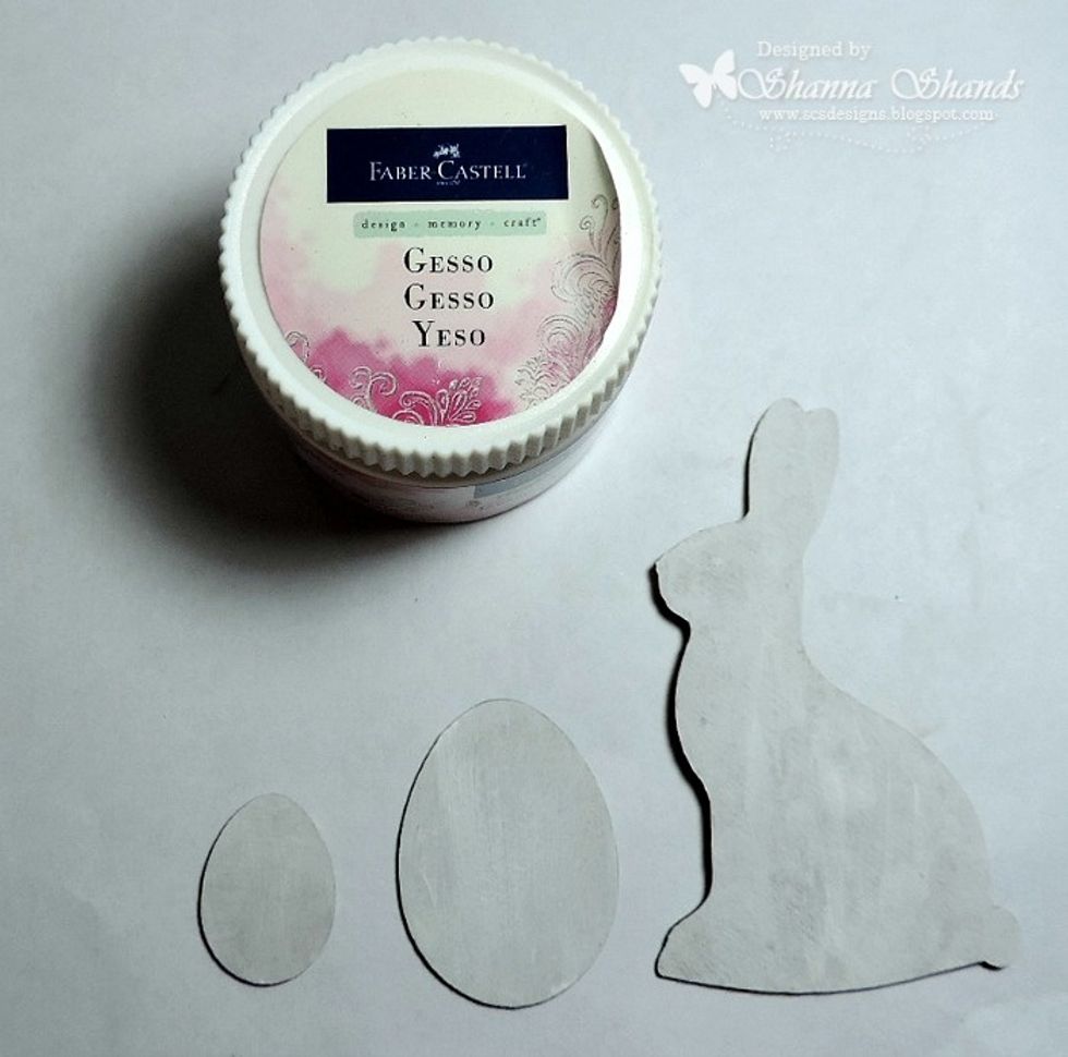 Give them a coat of gesso.