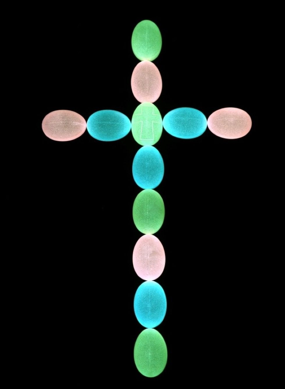 GLOW: God's light of the world- Jesus. Share Bible verses like, In Him was life, and the life was the light of mankind. The light shines in the darkness, and the darkness is not overcome it, Jn 1:4-5.