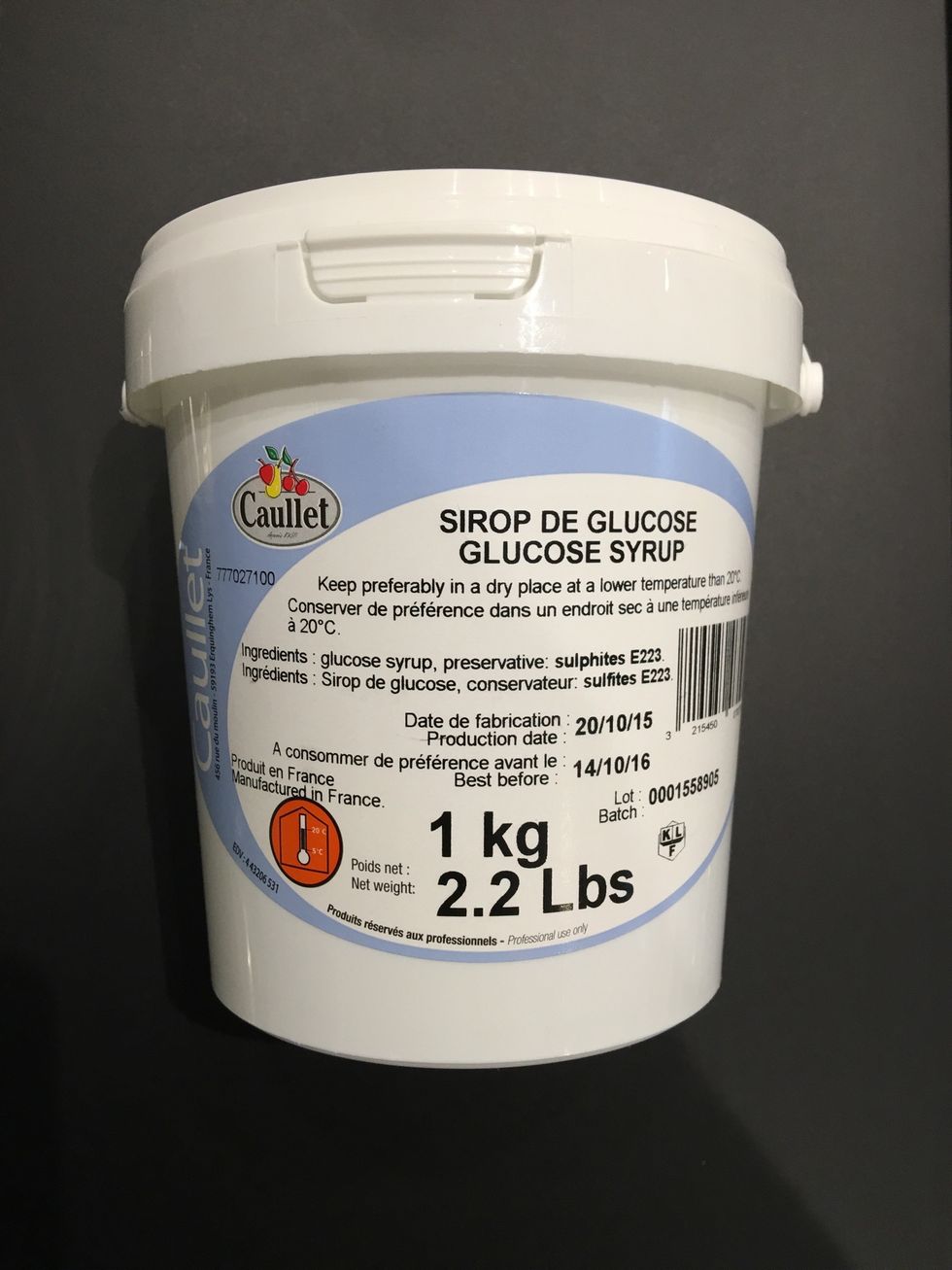 Glucose 100 g or (light corn syrup)
