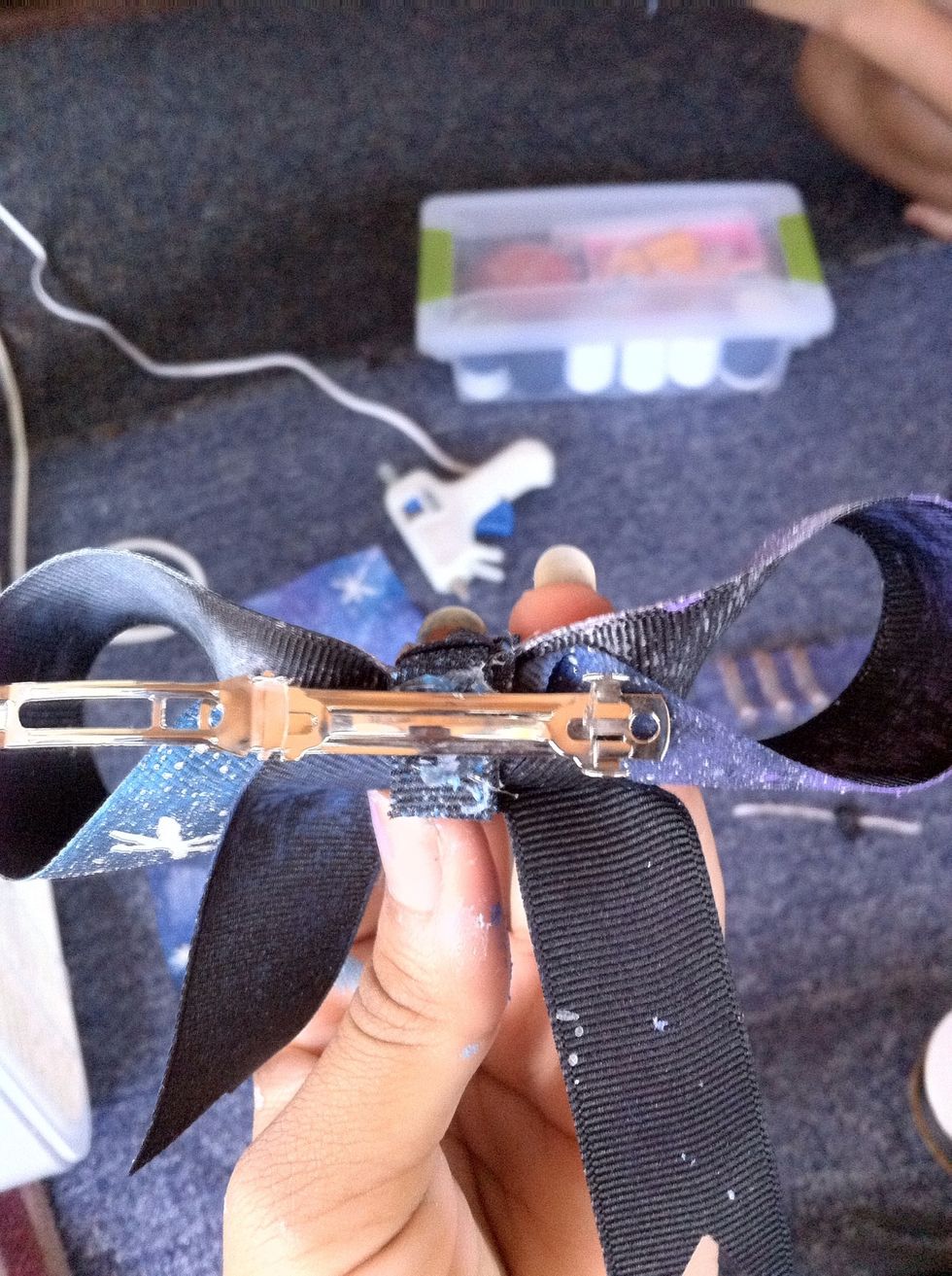 Glue a clip onto the back