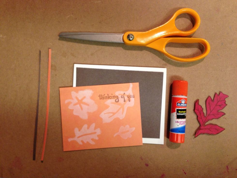 Glue all the layers in place.