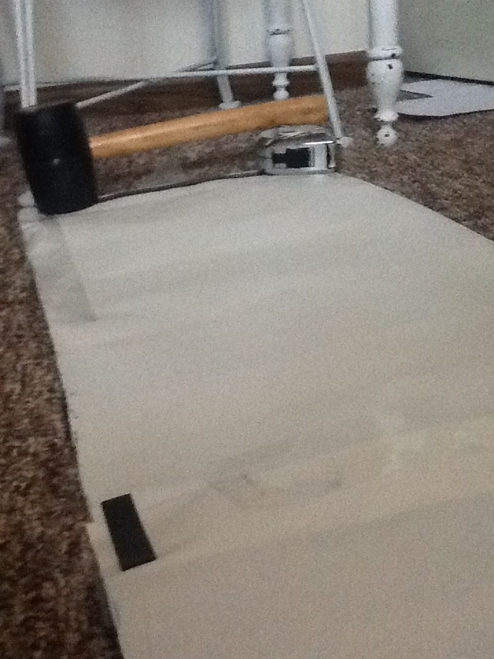 Glue down your magnets and weigh down with something heavy