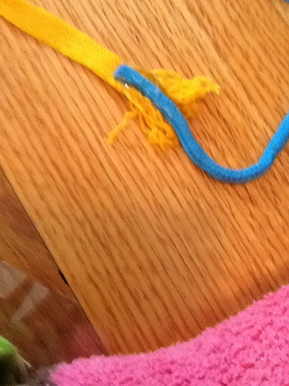 Glue ends of shoelaces together