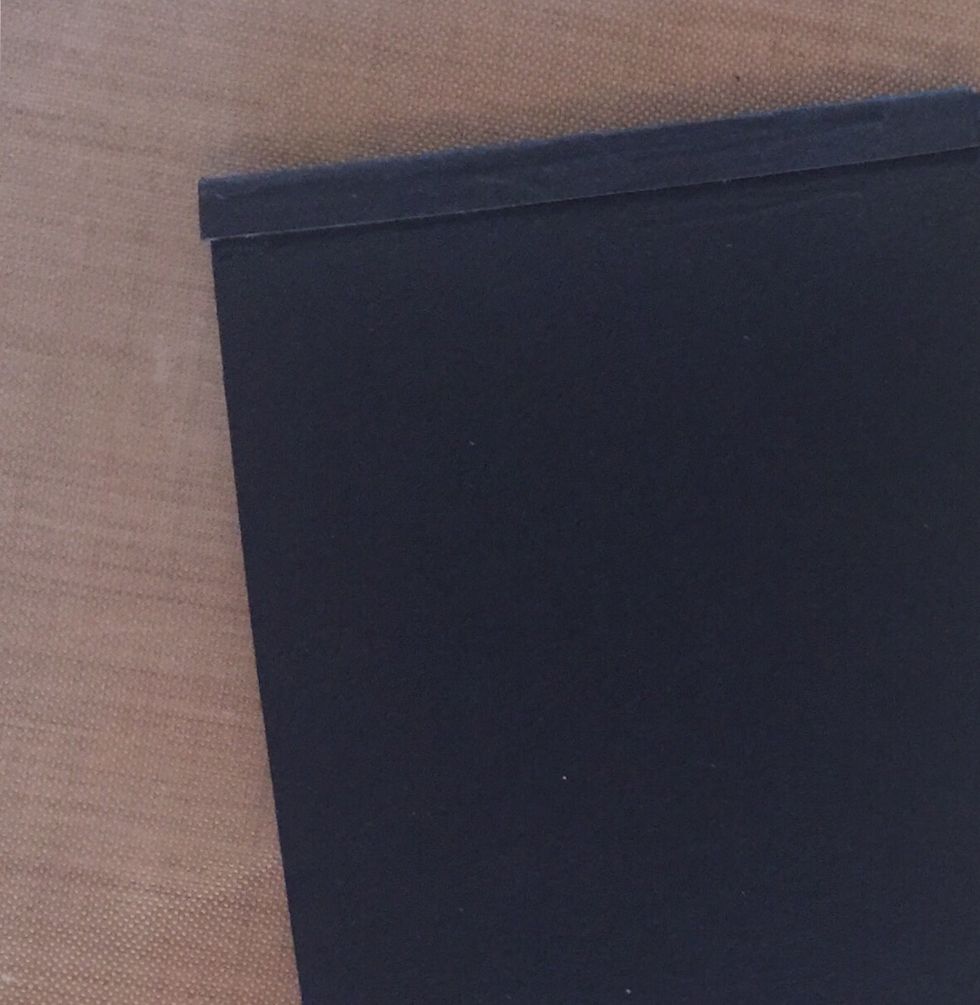 Glue flap to outside to create pocket. It's more like a flattened tube at this point ;) You should have 3 pocket tubes.