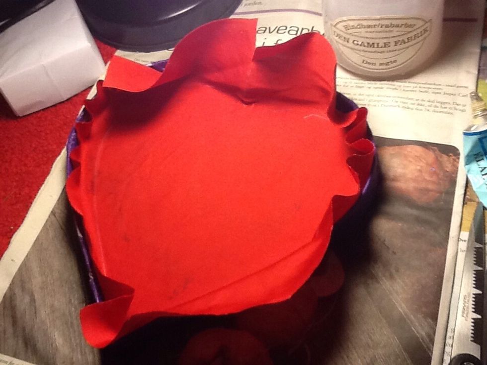 Glue in inside I used fabric (I'm going to use it for stamps so I don't want to ruin them \ud83d\ude04)