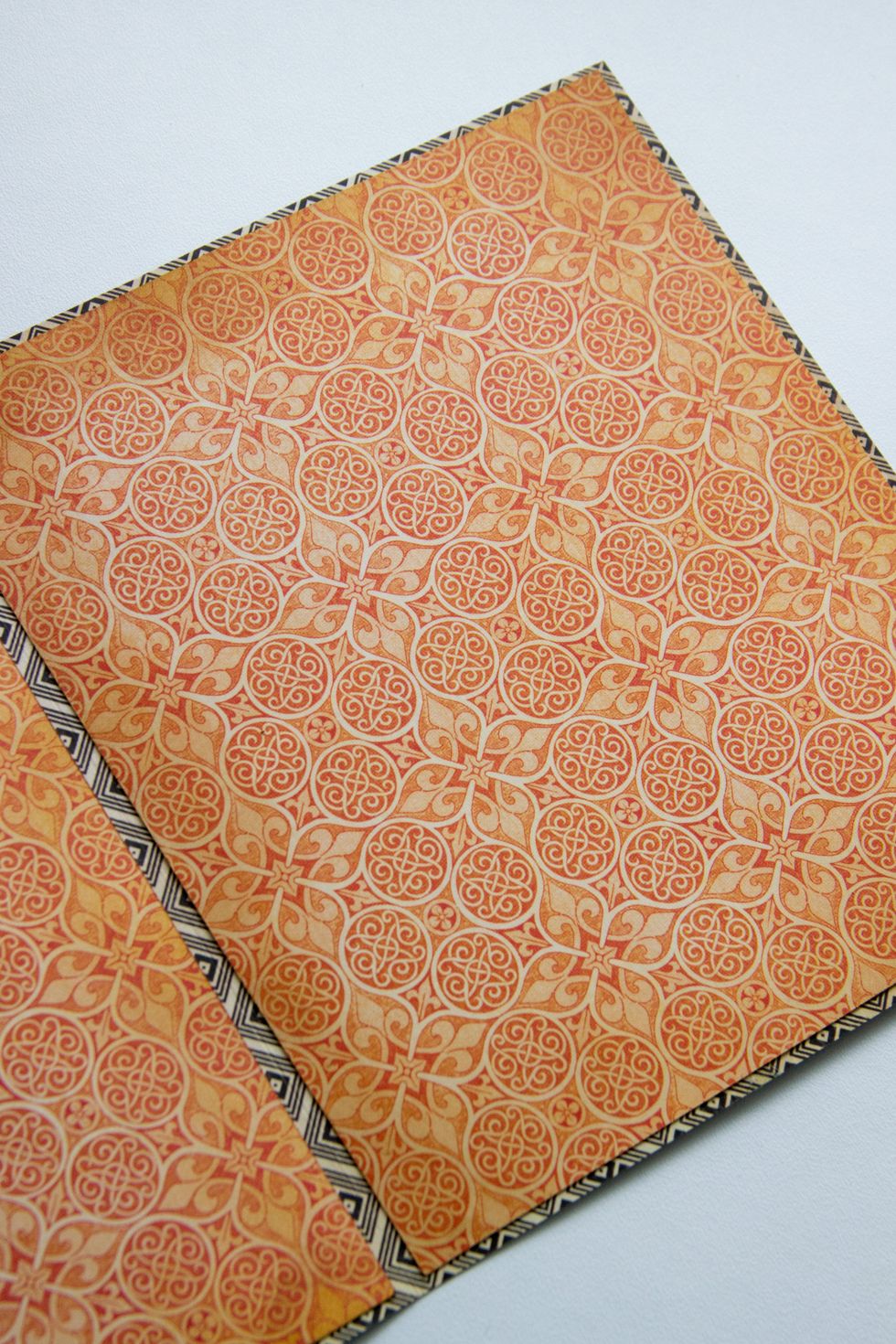 Glue it on the card.