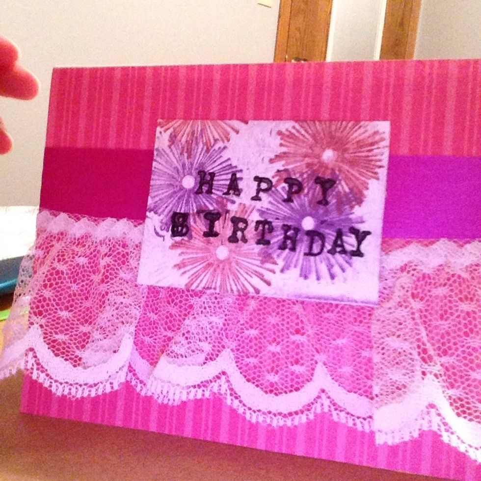 Glue or tape everything together. Thanks for watching!