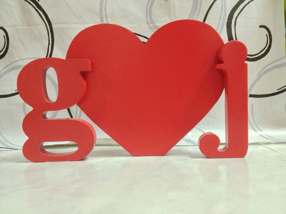 Glue the 3 together (the overlapping part), make sure you arrange the right position before gluing it, let it dry to secure it