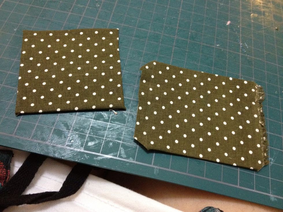 Glue the cloth into paper that will paste into the inner side of the box