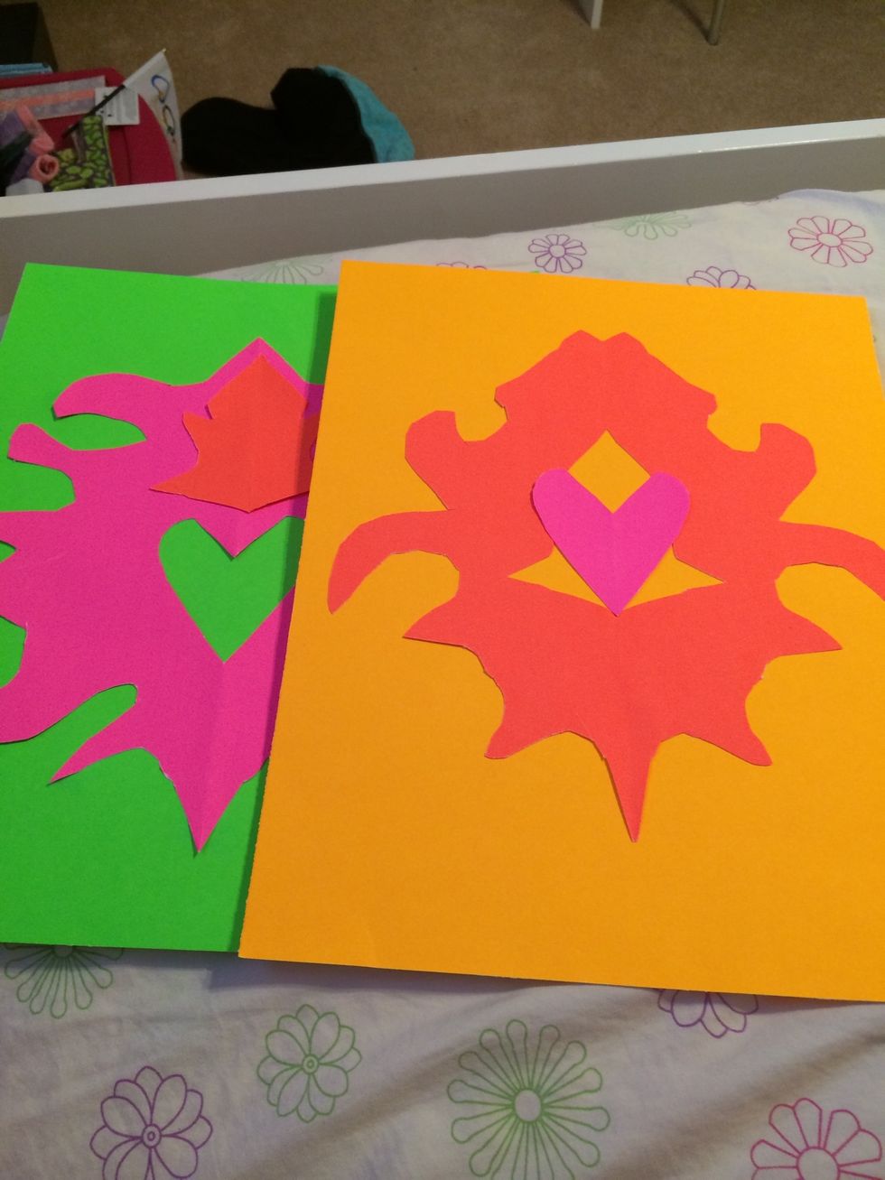 Glue the excess paper to the other cards. This step and everything beyond is completely optional.