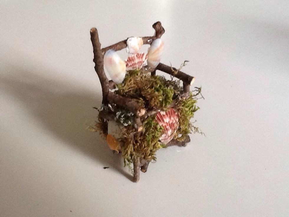 Glue the moss on anyway that you want!