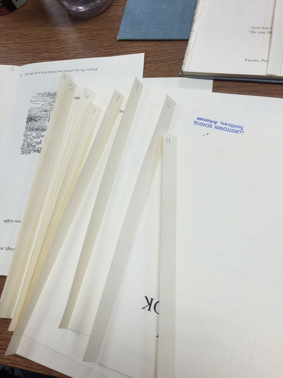 Glue the rest of the pages just like page 3 from step 21.