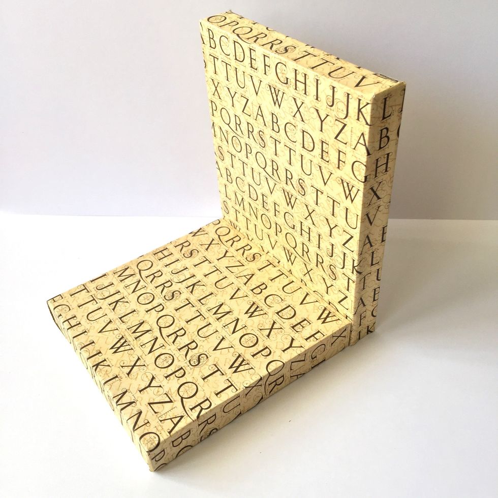 Glue them as shown with strong glue or double-sided tape.