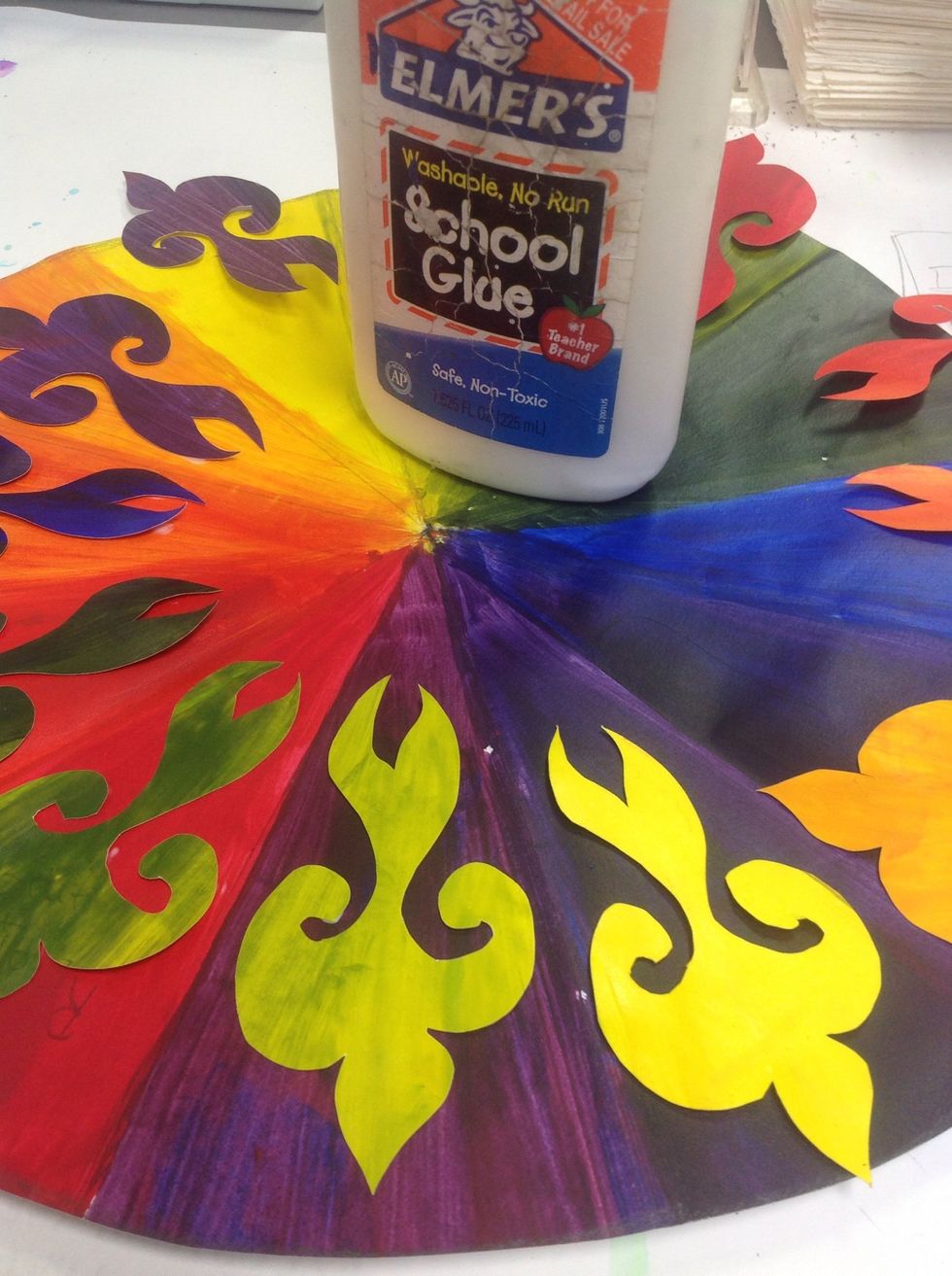 Glue them into position. Just a Dot, not a Lot!