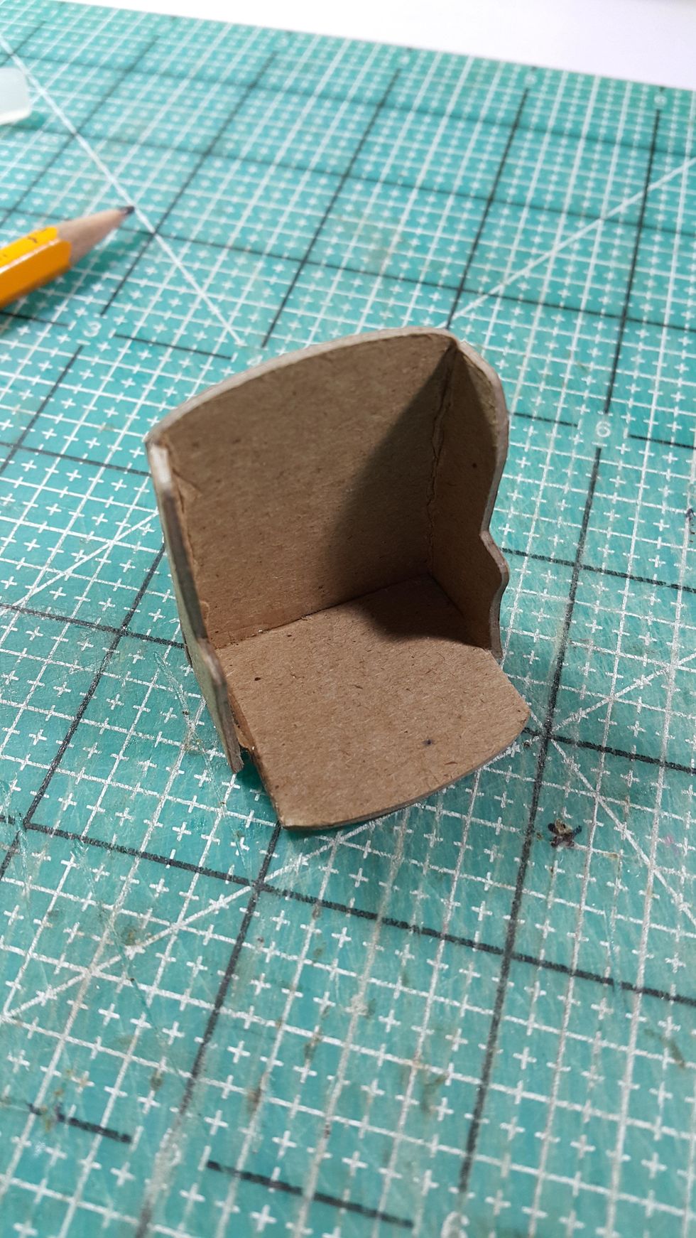 Glue them into shape