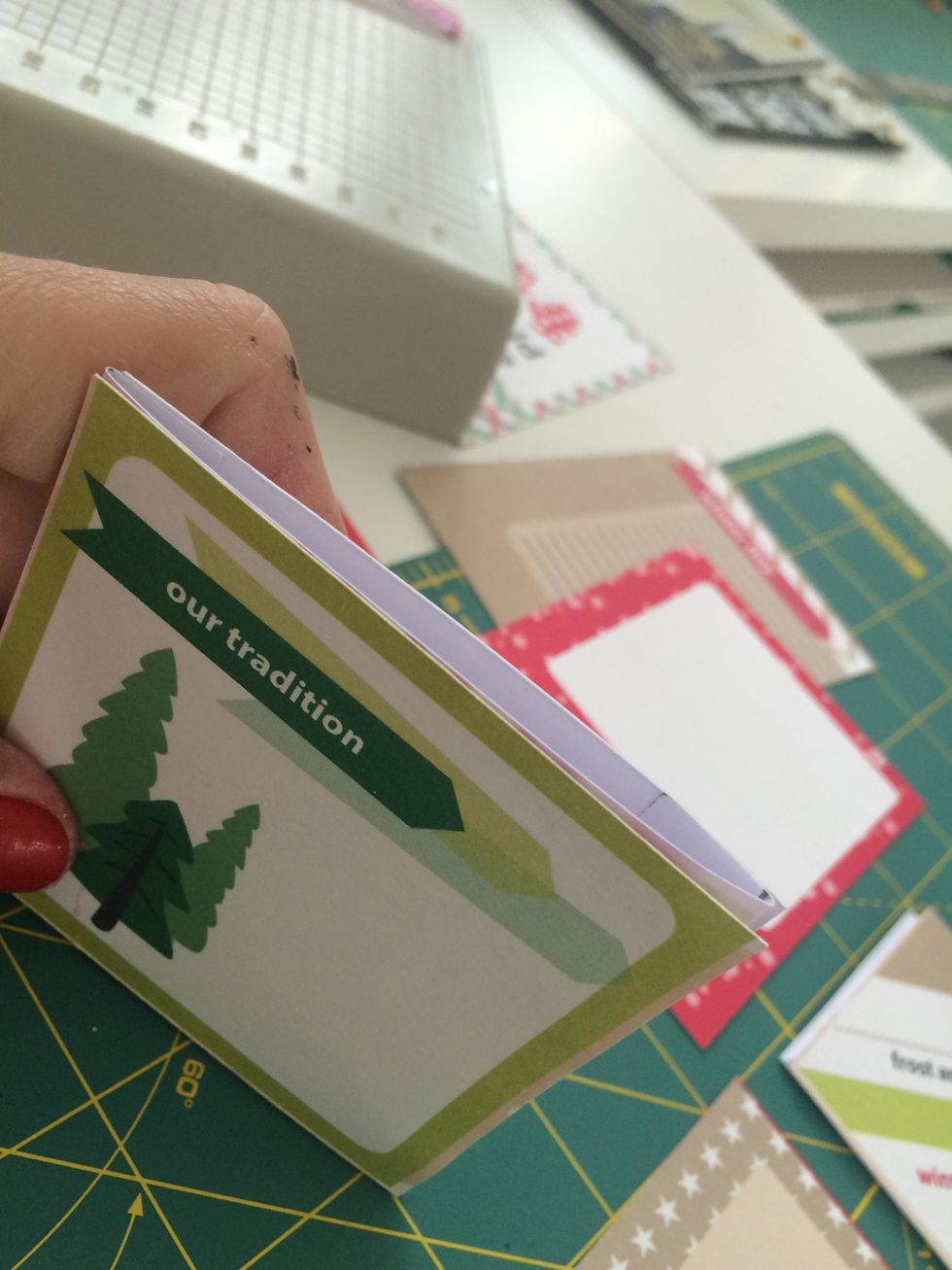 Glue these squares on the pockets.